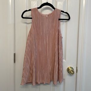 A New Day shiny pink tank top